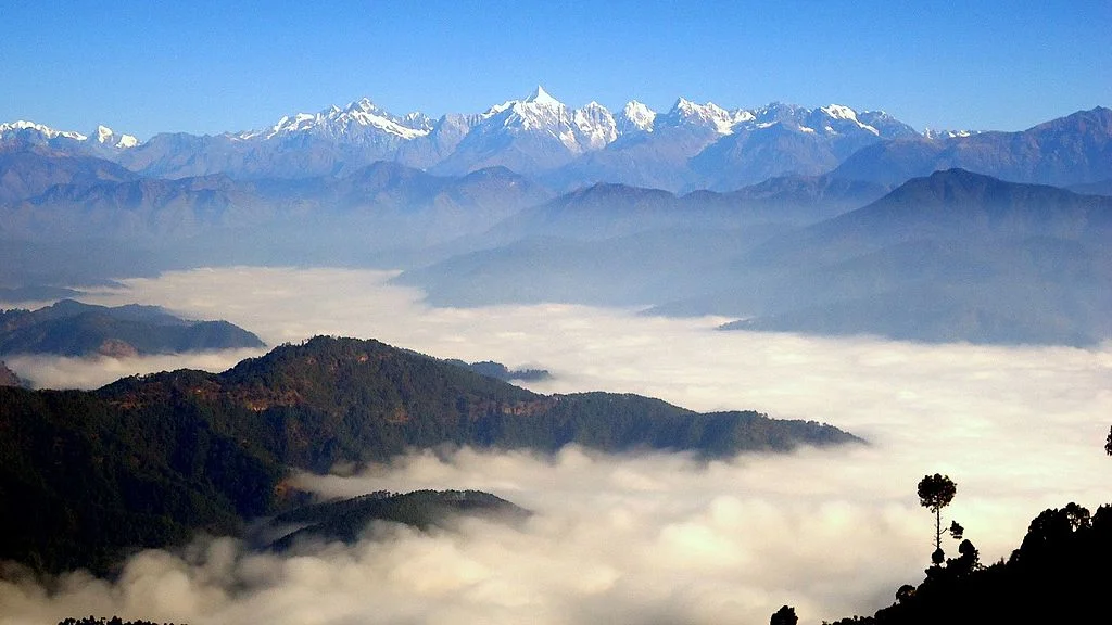 majestic views of the himalayas